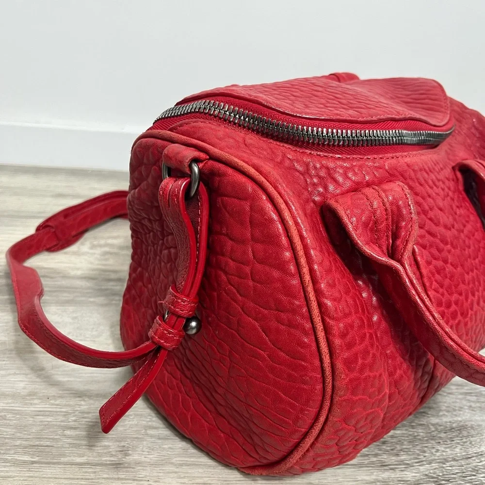 Alexander Wang Red Rockie Crossbody Satchel Bag - Picture 5 of 16